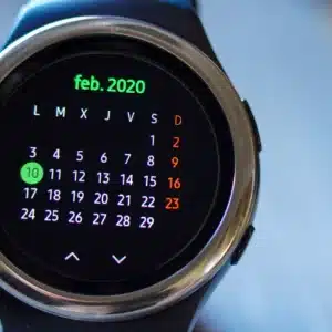 la evolución de los smartwatches permite poner un calendario